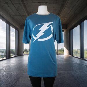 American Needle (Red Jacket) Tampa Bay Lightning 100% cotton blue XL T-shirt